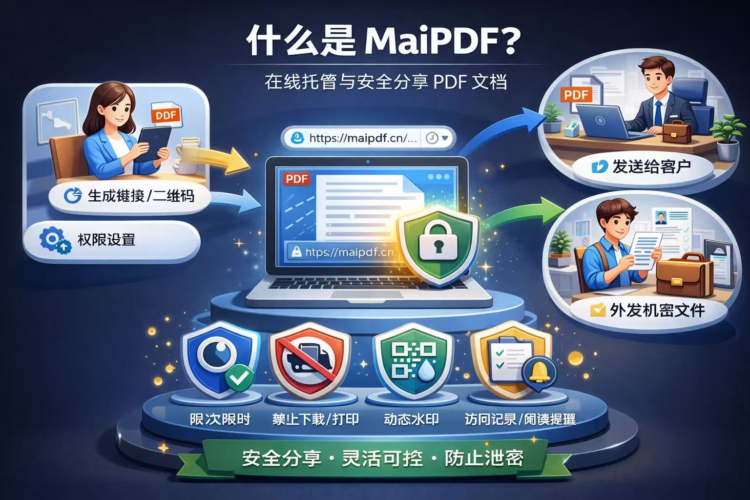 朋友圈海报式展示 PDF